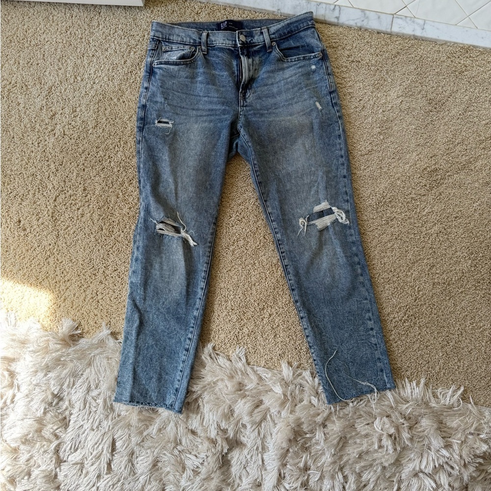 GAP Women's Blue Denim Girlfriend Jeans size 6/28